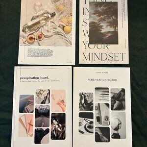 4 Cloth + Paper Planner Dashboard Cards